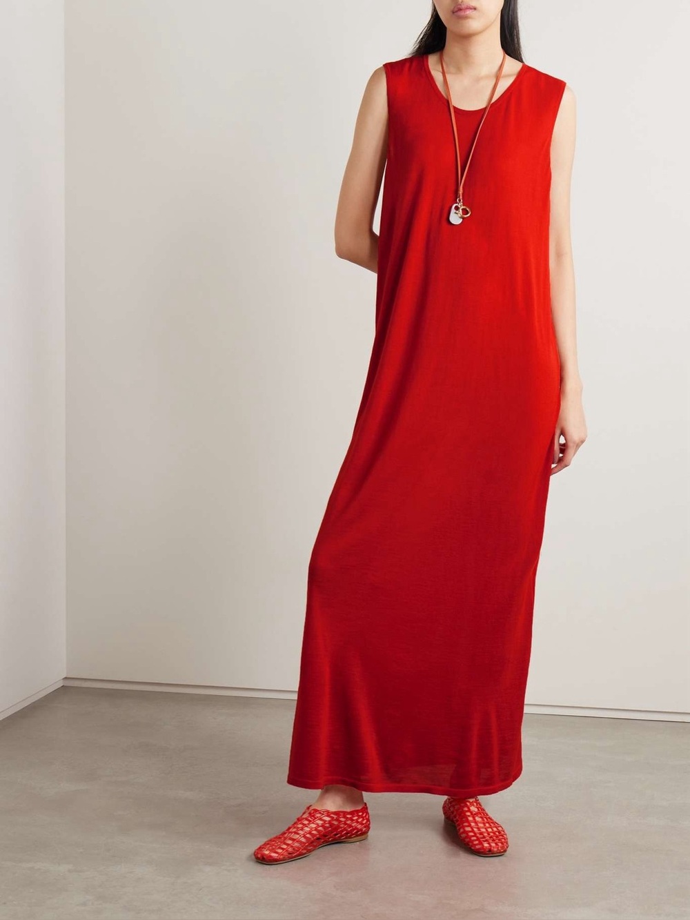 THE ROW Gianna Cashmere Jersey Maxi Dress